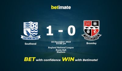 Prognóstico, Odds e Dicas de Apostas Southend x Bromley 16/12/2023