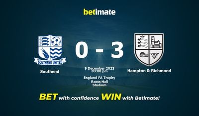Southend vs Hampton & Richmond Prognóstico, Odds e Dicas de Apostas 12/09/2023