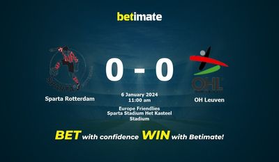 Sparta Rotterdam x OH Leuven Prognóstico, Odds e Dicas de Apostas 01/06/2024