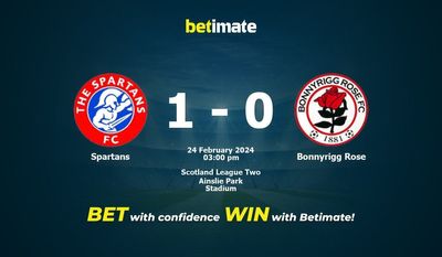 Spartans x Bonnyrigg Rose Prognóstico, Odds e Dicas de Apostas 24/02/2024