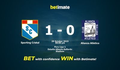 Sporting Cristal x Alianza Atlético Prognóstico, Odds e Dicas de Apostas 29/10/2023