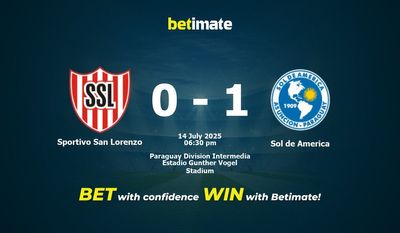Palpite, odds e dicas de apostas para Sportivo San Lorenzo x Sol de América - 14/07/2025