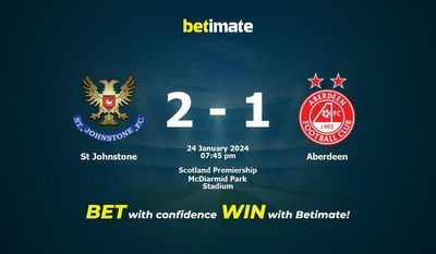 St Johnstone vs Aberdeen Prognóstico, Odds e Dicas de Apostas 24/01/2024