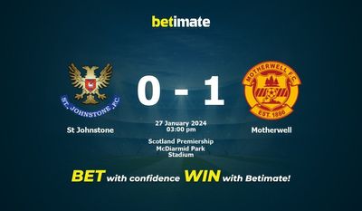 St Johnstone vs Motherwell Prognóstico, Odds e Dicas de Apostas 27/01/2024
