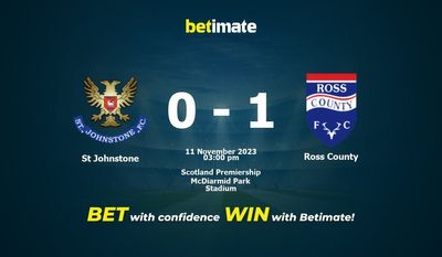 St Johnstone vs Ross County Prognóstico, Odds e Dicas de Apostas 11/11/2023