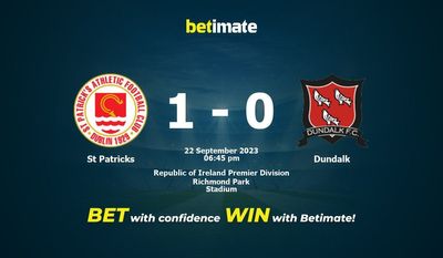 St Patricks vs Dundalk Prognóstico, Odds e Dicas de Apostas 22/09/2023