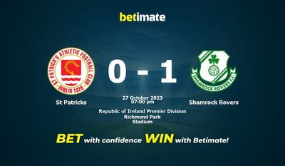 St Patricks vs Shamrock Rovers Prognóstico, Odds e Dicas de Apostas 27/10/2023