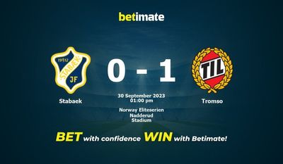 Prognóstico, Odds e Dicas de Apostas Stabaek x Tromso 30/09/2023
