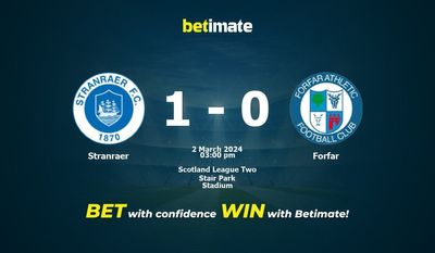 Stranraer vs Forfar Prognóstico, Odds e Dicas de Apostas 03/02/2024