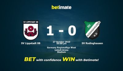 SV Lippstadt 08 vs SV Rodinghausen Prognóstico, Odds e Dicas de Apostas 27/10/2023