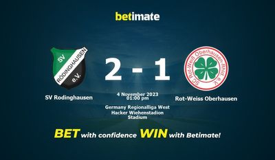 SV Rodinghausen vs Rot-Weiss Oberhausen Prognóstico, Odds e Dicas de Apostas 11/04/2023