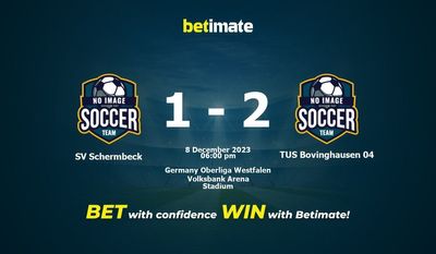 SV Schermbeck vs TUS Bovinghausen 04 Predição, probabilidades e amp; Dicas de Apostas 08/12/2023