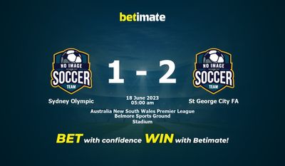 Prognóstico, Odds e Dicas de Apostas Sydney Olympic x St George City 18/06/2023