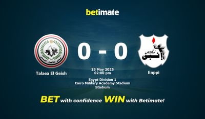 Palpite, probabilidades e dicas de apostas para Talaea El Geish x Enppi - 15/05/2025