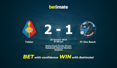 Telstar vs FC Den Bosch Prognóstico, Odds e Dicas de Apostas 26/01/2024