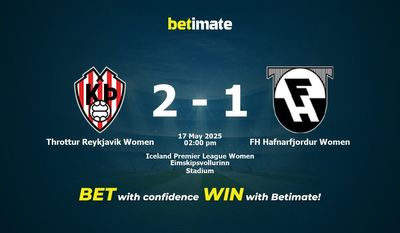 Palpite, probabilidades e dicas de apostas para Throttur Reykjavik Feminino x FH Hafnarfjordur Feminino - 17/05/2025