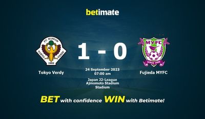 Tokyo Verdy vs Fujieda MYFC Prognóstico, Odds e Dicas de Apostas 24/09/2023