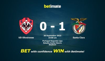 UD Oliveirense vs Santa Clara Prognóstico, Odds e Dicas de Apostas 30/09/2023