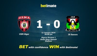 USM Alger vs JS Saoura Prognóstico, Odds e Dicas de Apostas 01/11/2024
