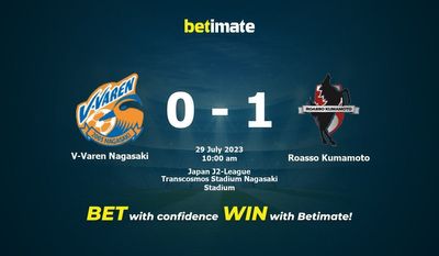V-Varen Nagasaki vs Roasso Kumamoto Prognóstico, Odds e Dicas de Apostas 29/07/2023