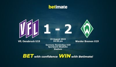 VfL Osnabruck U19 vs Werder Bremen U19 Prognóstico, Odds e Dicas de Apostas 23/08/2023
