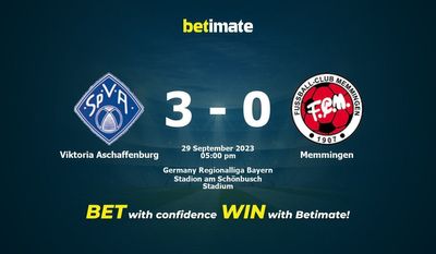 Viktoria Aschaffenburg x Memmingen Prognóstico, Odds e Dicas de Apostas 29/09/2023