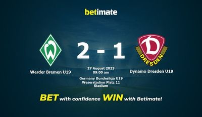 Werder Bremen U19 x Dynamo Dresden U19 Prognóstico, Odds e Dicas de Apostas 27/08/2023