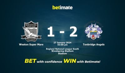 Weston Super Mare vs Tonbridge Angels Prognóstico, Odds e Dicas de Apostas 27/01/2024