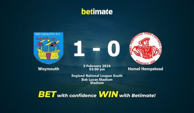 Weymouth vs Hemel Hempstead Prognóstico, Odds e Dicas de Apostas 02/03/2024
