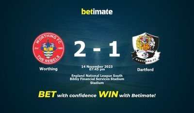 Worthing vs Dartford Prognóstico, Odds e Dicas de Apostas 14/11/2023
