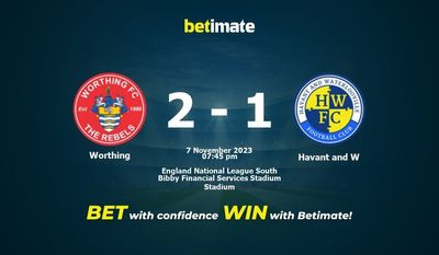 Worthing vs Havant and W Prognóstico, Odds e Dicas de Apostas 11/07/2023