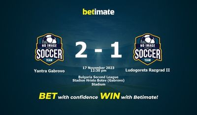 Yantra Gabrovo vs Ludogorets Razgrad II Prognóstico, Odds e Dicas de Apostas 17/11/2023