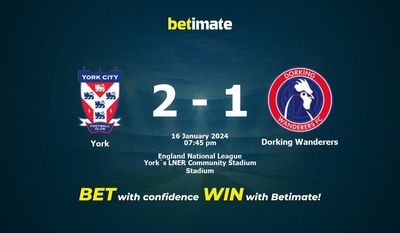 York vs Dorking Wanderers Prognóstico, Odds e Dicas de Apostas 16/01/2024