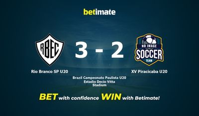 リオ ブランコ SP U20 vs XV ピラシカバ U20 予測、オッズ、賭けのヒント 06/11/2023
