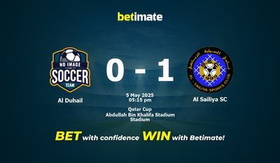Прогнозы, коэффициенты и советы по ставкам на матч Al Duhail против Al Sailiya SC 05.05.2025
