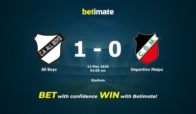 All Boys против Deportivo Maipu Прогноз, коэффициенты и советы по ставкам 05/12/2025