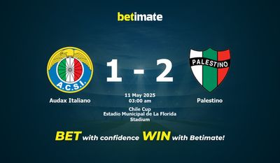 Прогнозы, коэффициенты и советы по ставкам на матч Audax Italiano против Palestino 05/11/2025