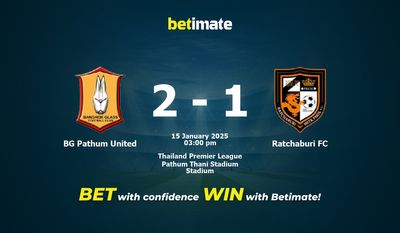 Прогнозы, коэффициенты и советы по ставкам на матч BG Pathum United против Ratchaburi FC 15.01.2025