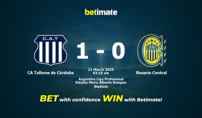 CA Talleres de Córdoba vs Rosario Central Прогнозы, шансы и советы по ставкам на 11.03.2025