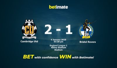 Прогнозы, коэффициенты и советы по ставкам на матч Cambridge Utd — Bristol Rovers 01/04/2025