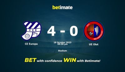 CE Europa vs UE Olot Прогнозы, шансы и советы по ставкам на 18.10.2023