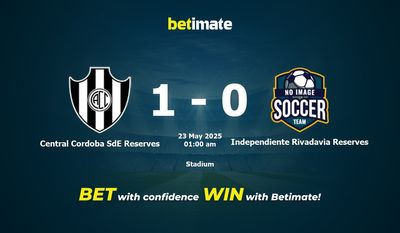 Central Cordoba SdE Reserves против Independiente Rivadavia Reserves Прогноз, коэффициенты и советы по ставкам 22.05.2025