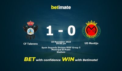 CF Talavera vs UD Montijo Прогнозы, шансы и советы по ставкам на 18.11.2023