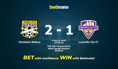 Прогнозы, коэффициенты и советы по ставкам на матч Charleston Battery против Louisville City FC 03.09.2025