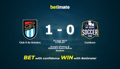 Club 9 de Octubre vs Cuniburo Прогнозы, коэффициенты и советы по ставкам на 25.06.2023
