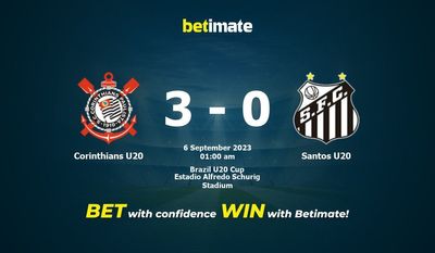 Коринтианс U20 — Сантос U20 Прогнозы, коэффициенты и советы по ставкам на 05.09.2023