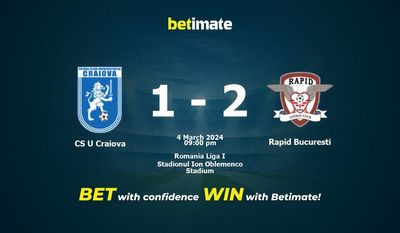 CS U Craiova vs Rapid Bucuresti Прогнозы, коэффициенты и советы по ставкам на 04.03.2024