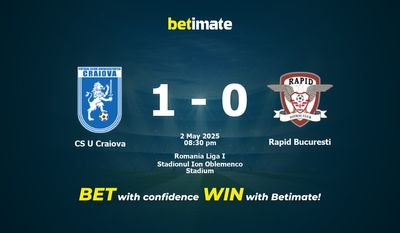 CS U Craiova vs Rapid Bucuresti Прогнозы, коэффициенты и советы по ставкам на 02.05.2025