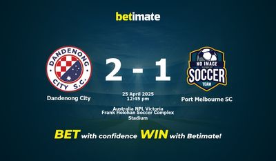 Dandenong City против Port Melbourne SC Прогноз, коэффициенты и советы по ставкам 25.04.2025