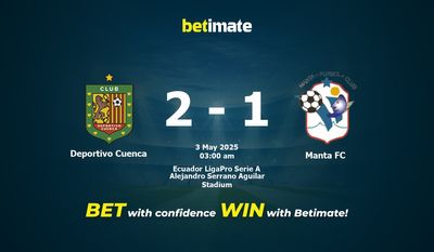 Прогноз, коэффициенты и советы по ставкам на матч Deportivo Cuenca — Manta FC 05/03/2025